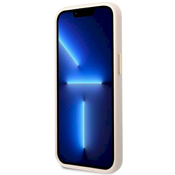 Guess 4G Vintage Gold Logo Dėklas iPhone 14 - Rožinis 4 Guess 4G Vintage Gold Logo Dėklas iPhone 14 - Rožinis 4