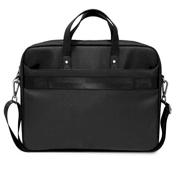 Guess Bag GUCB15PSATLK 16 "black / black Saffiano Triangle Logo 2 Guess Bag GUCB15PSATLK 16 "black / black Saffiano Triangle Logo 2