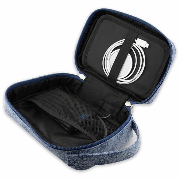 Krepšys Guess 4G Printed Stripes GUHBP4RPSB Mėlynas 4 Krepšys Guess 4G Printed Stripes GUHBP4RPSB Mėlynas 4