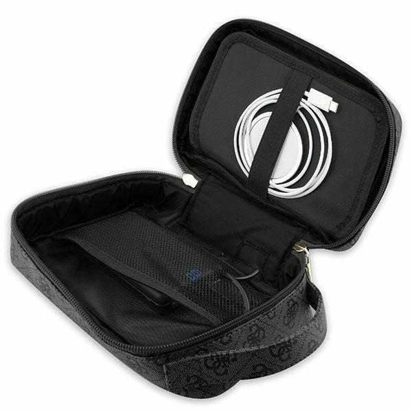 Krepšys Guess 4G Printed Stripes GUHBP4RPSK Juodas 4 Krepšys Guess 4G Printed Stripes GUHBP4RPSK Juodas 4