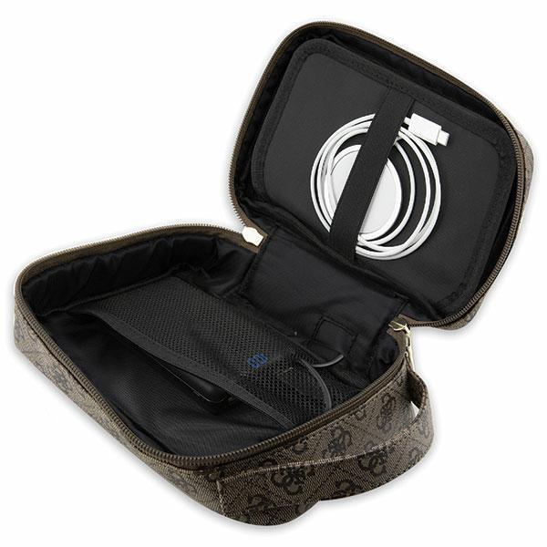 Krepšys Guess 4G Printed Stripes GUHBP4RPSW Rudas 4 Krepšys Guess 4G Printed Stripes GUHBP4RPSW Rudas 4