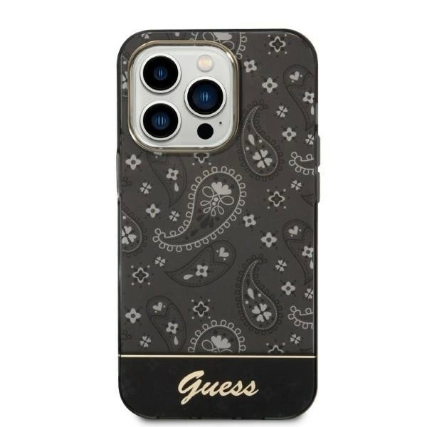 Guess Bandana Paisley Dėklas skirtas iPhone 14 Pro Max 6.7&quot; - Juodas