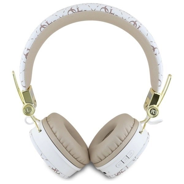 Belaidės ausinės Guess ENC GUBH70E4PTMH On-Ear – baltos, 4G Triangle Round Shape 2 Belaidės ausinės Guess ENC GUBH70E4PTMH On-Ear – baltos, 4G Triangle Round Shape 2