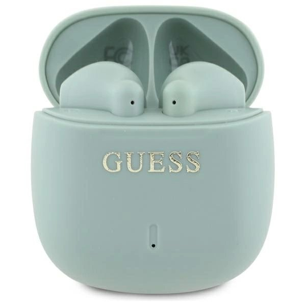 Guess GUTWSJ14ESGN TWS Bluetooth ausinės + įkrovimo stotelė – žalios/žalios su klasikiniais logotipais Guess GUTWSJ14ESGN TWS Bluetooth ausinės + įkrovimo stotelė – žalios/žalios su klasikiniais logotipais