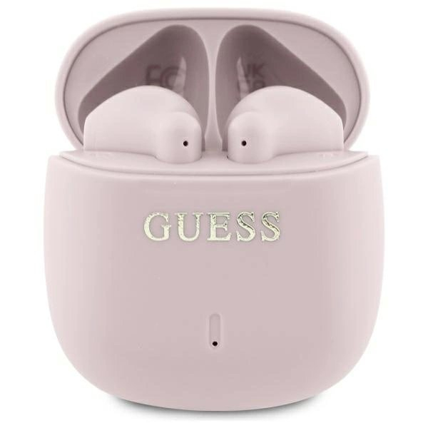 Guess Bluetooth ausinės GUTWSJ14ESGP TWS + docking station rožinis/rožinis Printed Classic Logo Guess Bluetooth ausinės GUTWSJ14ESGP TWS + docking station rožinis/rožinis Printed Classic Logo