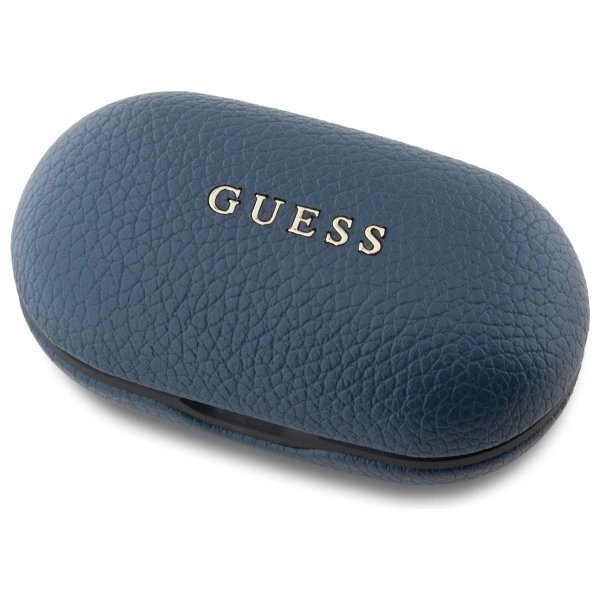 Belaidės ausinės Guess GUTWSPGTSPSB TWS + įkrovimo stotelė – mėlynos, Grained Classic Logo 1