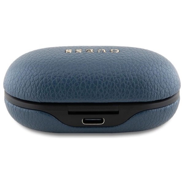 Belaidės ausinės Guess GUTWSPGTSPSB TWS + įkrovimo stotelė – mėlynos, Grained Classic Logo 4