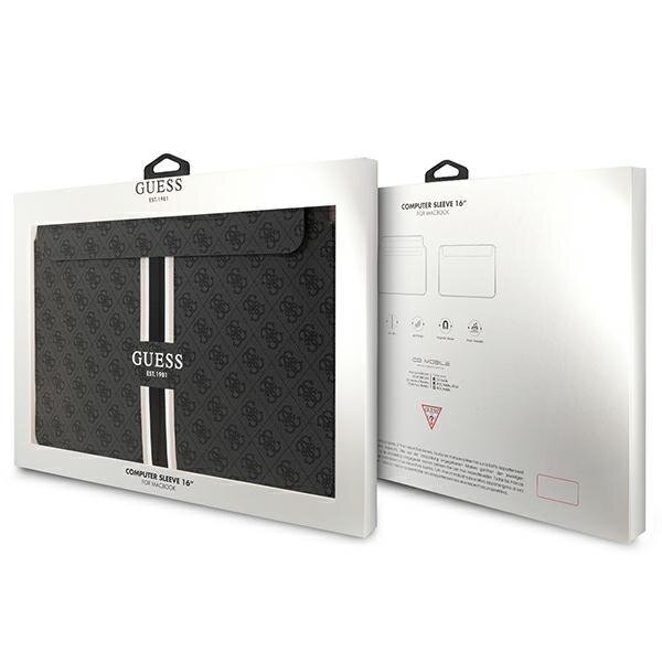 Originalus dėklas Guess case GUCS16P4RPSK 16  Juodas 4G Printed Stripes 3 Originalus dėklas Guess case GUCS16P4RPSK 16  Juodas 4G Printed Stripes 3