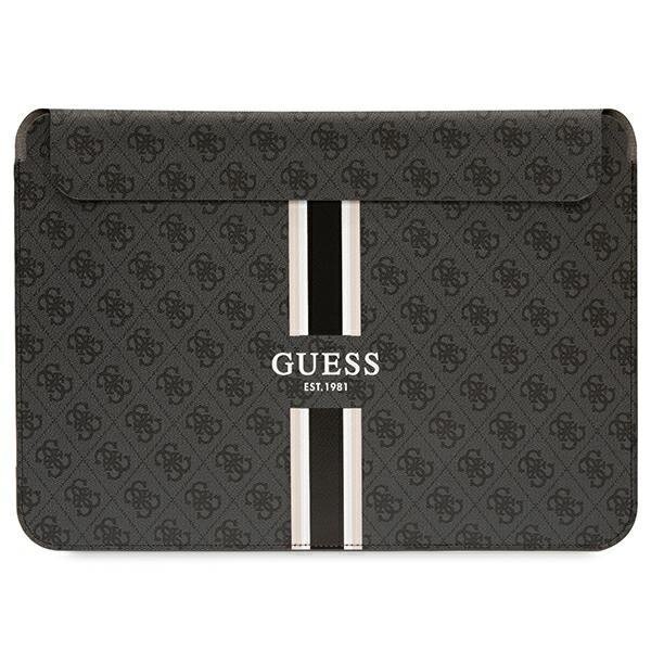 Originalus dėklas Guess case GUCS16P4RPSK 16  Juodas 4G Printed Stripes