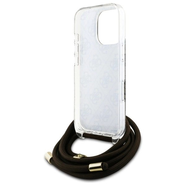 Dėklas Guess Crossbody Cord 4G Print iPhone 16 Pro Max - Rudas 5 Dėklas Guess Crossbody Cord 4G Print iPhone 16 Pro Max - Rudas 5