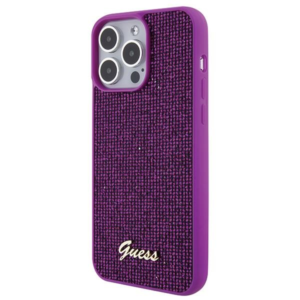 Dėklas Guess Disco Metal Script iPhone 15 Pro Max - Rožinis 1 Dėklas Guess Disco Metal Script iPhone 15 Pro Max - Rožinis 1