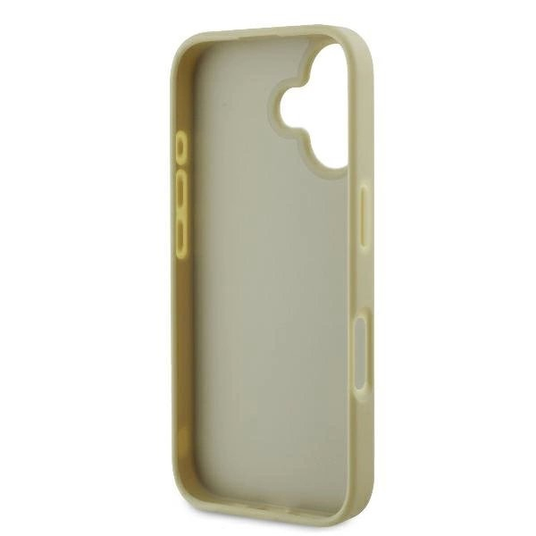 Guess Fixed Glitter Big 4G Dėklas iPhone 16 Plus - auksinis 6