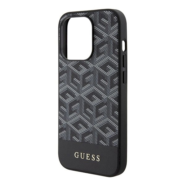 Originalus Guess dėklas GCube Stripes MagSafeiPhone 15 Pro Max - Juodas 5 Originalus Guess dėklas GCube Stripes MagSafeiPhone 15 Pro Max - Juodas 5