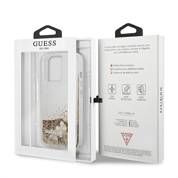 iPhone 13 Pro Guess Glitter Charms dėklas – auksinis 7 iPhone 13 Pro Guess Glitter Charms dėklas – auksinis 7