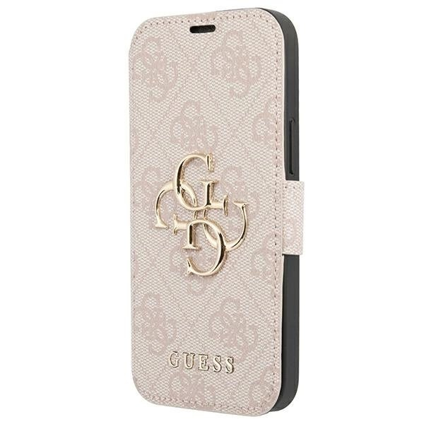 Guess GUBKP13X4GMGPI iPhone 13 Pro Max 6.7&quot; Rožinis/Rožinis book 4G Big Metal Logo