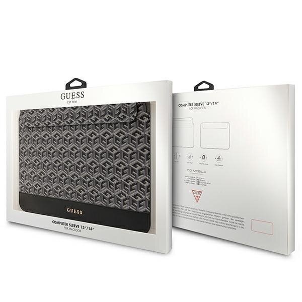 Originalus dėklas Guess GUCS14HGCFSEK 14  case - Juodas GCube Stripes 3 Originalus dėklas Guess GUCS14HGCFSEK 14  case - Juodas GCube Stripes 3