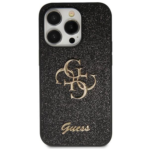 Originalus dėklas Guess GUHCN61HG4SGK case skirta iPhone 11 / Xr - Juodas Glitter Script Big 4G Originalus dėklas Guess GUHCN61HG4SGK case skirta iPhone 11 / Xr - Juodas Glitter Script Big 4G