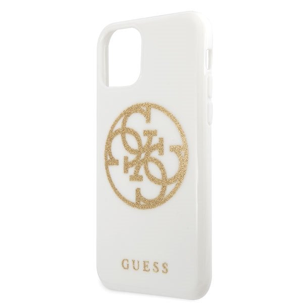 Originalus Guess Dėklas Guhcn65Tpuwhglg Iphone 11 Pro Max Baltas Glitter 4G Circle Logo 2 Originalus Guess Dėklas Guhcn65Tpuwhglg Iphone 11 Pro Max Baltas Glitter 4G Circle Logo 2