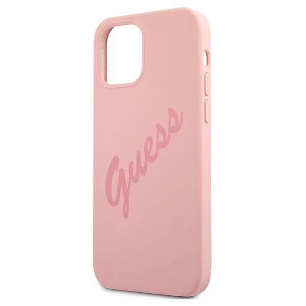 Dėklas Guess GUHCP12LLSVSPI Script Vintage iPhone 12 Pro Max 6,7" Rožinis 5 Dėklas Guess GUHCP12LLSVSPI Script Vintage iPhone 12 Pro Max 6,7" Rožinis 5