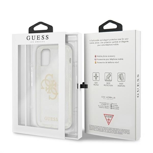 Originalus Guess dėklas GUHCP12LPCUGL4GTR iPhone 12 Pro Max 6.7 Permatomas Glitter 4G Big Logo 7 Originalus Guess dėklas GUHCP12LPCUGL4GTR iPhone 12 Pro Max 6.7 Permatomas Glitter 4G Big Logo 7