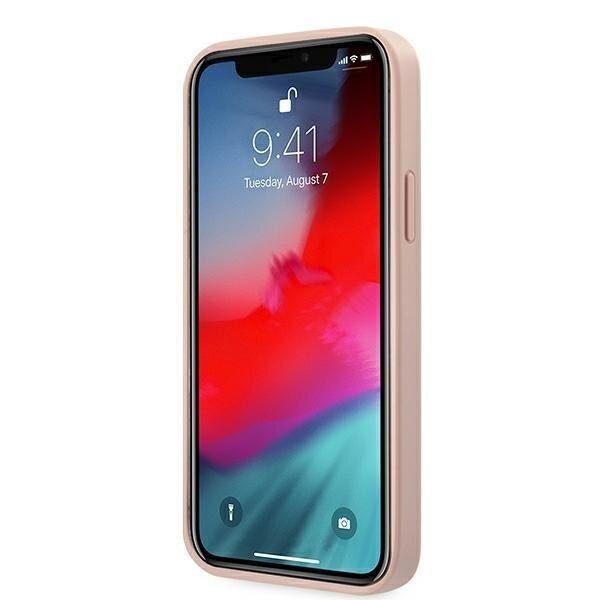 Originalus Guess dėklas GUHCP12LRSAVSRG iPhone 12 Pro Max 6.7 Rožinis Saffiano Vintage Script 4 Originalus Guess dėklas GUHCP12LRSAVSRG iPhone 12 Pro Max 6.7 Rožinis Saffiano Vintage Script 4