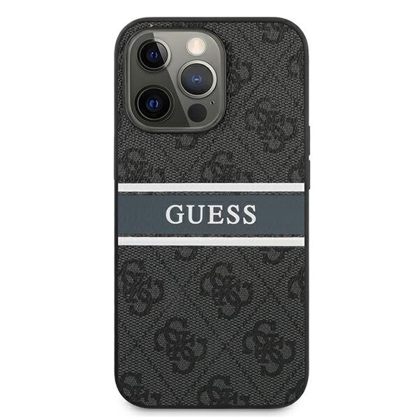 iPhone 13 / 13 Pro Guess 4G Stripe dėklas – pilkas 2