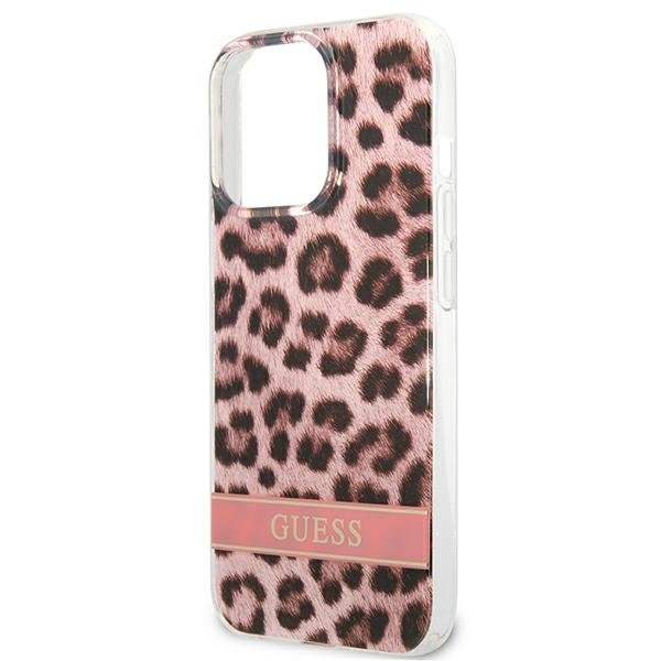 Dėklas Guess Leopard GUHCP13LHSLEOP iPhone 13 Pro Rožinis 5 Dėklas Guess Leopard GUHCP13LHSLEOP iPhone 13 Pro Rožinis 5