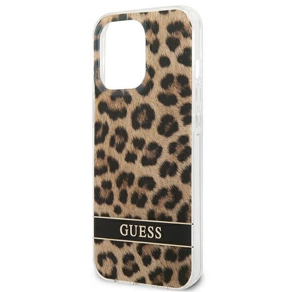 Dėklas Guess Leopard GUHCP13LHSLEOW iPhone 13 Pro Rudas 5 Dėklas Guess Leopard GUHCP13LHSLEOW iPhone 13 Pro Rudas 5