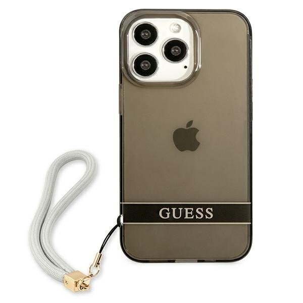 Originalus dėklas Guess GUHCP13LHTSGSK iPhone 13 Pro juodas 5 Originalus dėklas Guess GUHCP13LHTSGSK iPhone 13 Pro juodas 5
