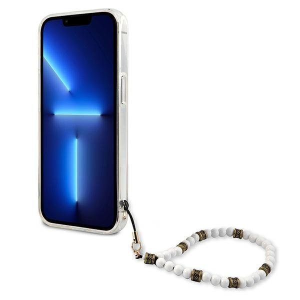 Dėklas Guess GUHCP13LKPSWH iPhone 13 Pro / 13 White Pearl 4 Dėklas Guess GUHCP13LKPSWH iPhone 13 Pro / 13 White Pearl 4