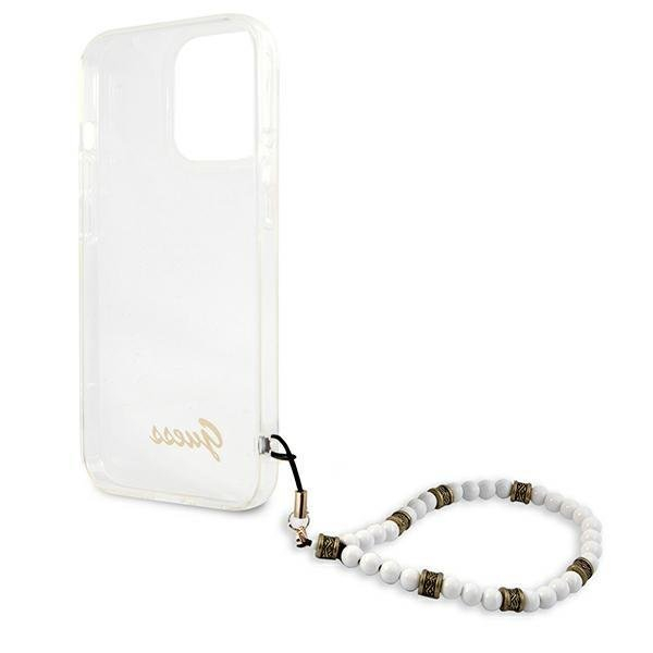 Dėklas Guess GUHCP13LKPSWH iPhone 13 Pro / 13 White Pearl 6 Dėklas Guess GUHCP13LKPSWH iPhone 13 Pro / 13 White Pearl 6