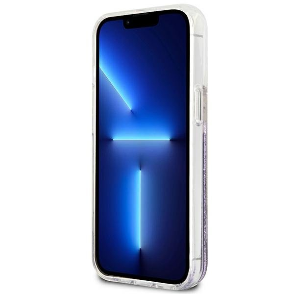 Dėklas Guess Flower Liquid Glitter GUHCP13LLFLSU iPhone 13 Pro Violetinis 4 Dėklas Guess Flower Liquid Glitter GUHCP13LLFLSU iPhone 13 Pro Violetinis 4