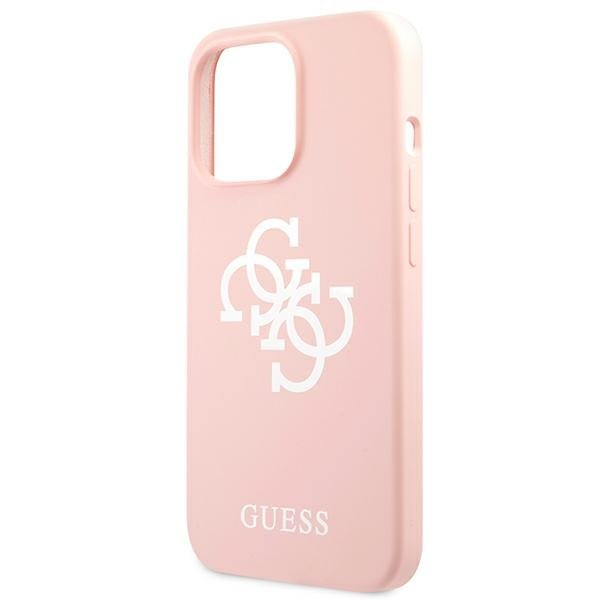 Dėklas Guess GUHCP13LLS4GWPI iPhone 13 Pro / 13 6,1" rožinis 5