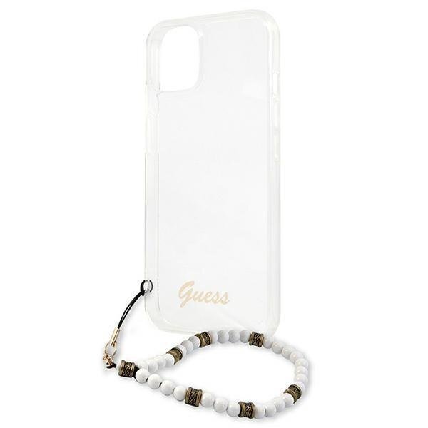 Dėklas Guess GUHCP13MKPSWH iPhone 13 6.1 White Pearl 5 Dėklas Guess GUHCP13MKPSWH iPhone 13 6.1 White Pearl 5