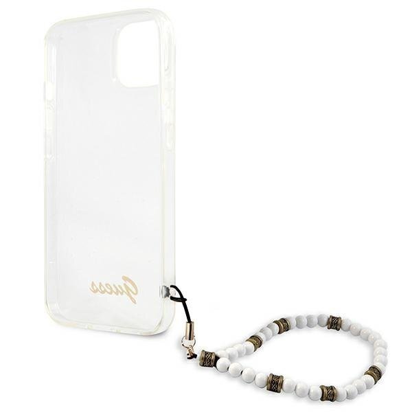 Dėklas Guess GUHCP13MKPSWH iPhone 13 6.1 White Pearl 6 Dėklas Guess GUHCP13MKPSWH iPhone 13 6.1 White Pearl 6