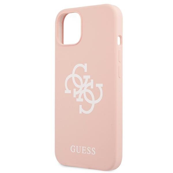 Dėklas Guess GUHCP13MLS4GWPI iPhone 13 6,1" rožinis 5