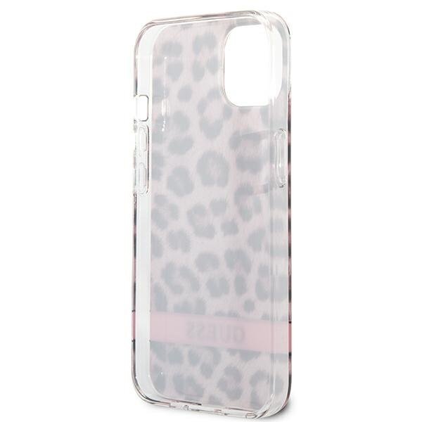 Dėklas Guess Leopard GUHCP13SHSLEOP iPhone 13 mini Rožinis 6 Dėklas Guess Leopard GUHCP13SHSLEOP iPhone 13 mini Rožinis 6