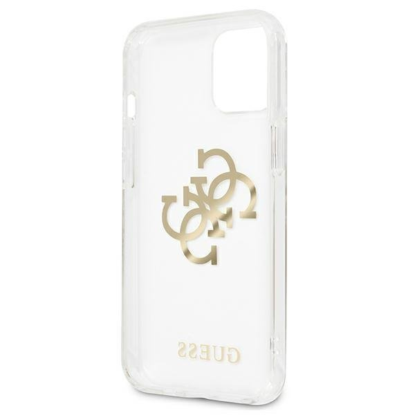 Akcija! Dėklas Guess 4G Gold Charms Collection iPhone 13 mini permatomas 6 Akcija! Dėklas Guess 4G Gold Charms Collection iPhone 13 mini permatomas 6