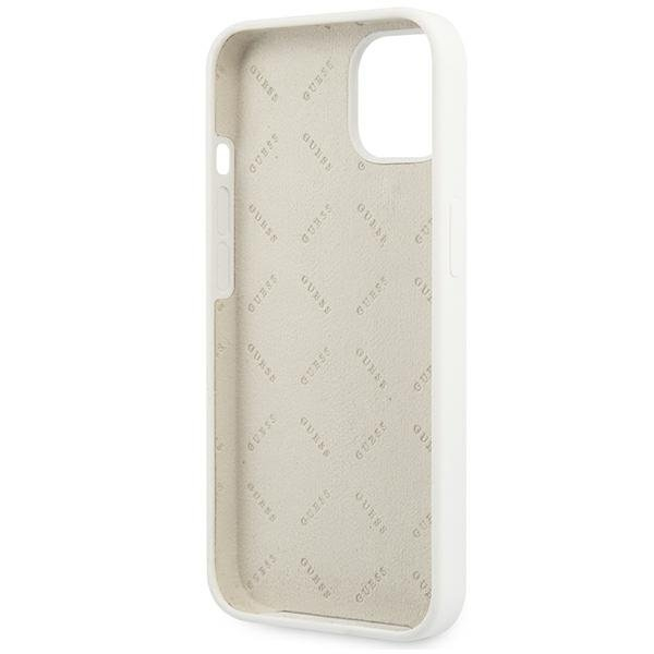 Dėklas Guess GUHCP13SLS4GGWH iPhone 13 mini 5,4" baltas 6 Dėklas Guess GUHCP13SLS4GGWH iPhone 13 mini 5,4" baltas 6