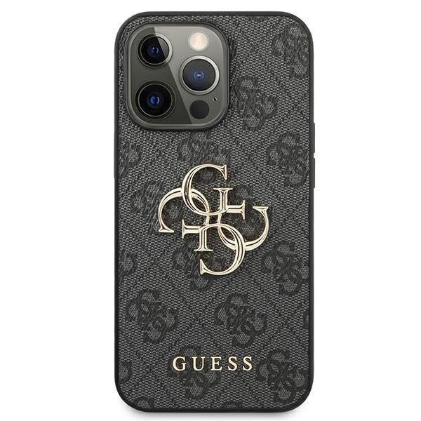Dėklas Guess GUHCP13X4GMGGR iPhone 13 Pro Max 6,7" Pilkas 4G Big Metal Logo 2