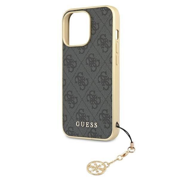 Originalus Guess dėklas GUHCP13XGF4GGR iPhone 13 Pro Max 6,7" Pilkas 4G Charms Collection 5 Originalus Guess dėklas GUHCP13XGF4GGR iPhone 13 Pro Max 6,7" Pilkas 4G Charms Collection 5
