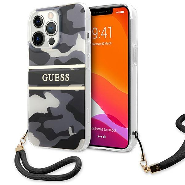 Dėklas Guess GUHCP13XKCABBK iPhone 13 Pro Max Juodas Dėklas Guess GUHCP13XKCABBK iPhone 13 Pro Max Juodas