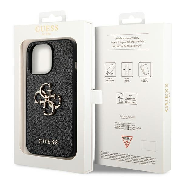 Dėklas Guess GUHCP14L4GMGGR iPhone 14 Pro Pilkas 4 Dėklas Guess GUHCP14L4GMGGR iPhone 14 Pro Pilkas 4