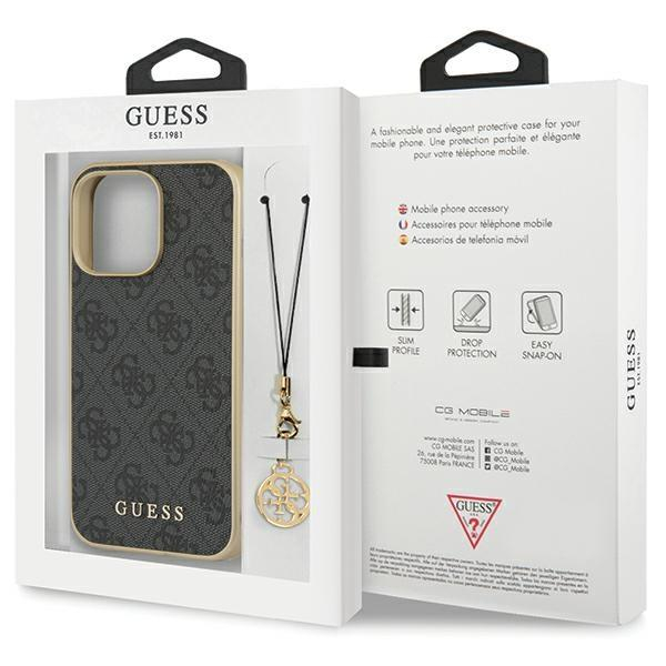 Dėklas Guess 4G Charms Collection GUHCP14LGF4GGR iPhone 14 Pro Pilkas 7 Dėklas Guess 4G Charms Collection GUHCP14LGF4GGR iPhone 14 Pro Pilkas 7