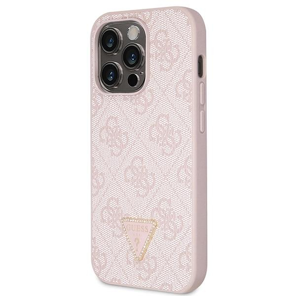 Originalus dėklas Guess GUHCP14LP4TDSCPP case skirta iPhone 14 Pro - rožinis Crossbody 4G Metal Logo 1 Originalus dėklas Guess GUHCP14LP4TDSCPP case skirta iPhone 14 Pro - rožinis Crossbody 4G Metal Logo 1