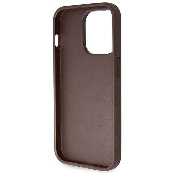 Originalus dėklas Guess GUHCP14LP4TDSCPW case skirta iPhone 14 Pro - Rudas Crossbody 4G Metal Logo 7 Originalus dėklas Guess GUHCP14LP4TDSCPW case skirta iPhone 14 Pro - Rudas Crossbody 4G Metal Logo 7