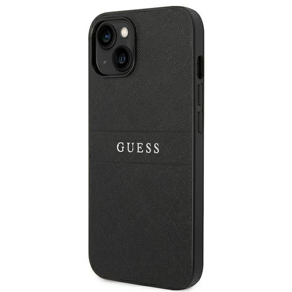 Dėklas Guess Saffiano Strap GUHCP14MPSASBBK iPhone 14 Plus Juodas 1 Dėklas Guess Saffiano Strap GUHCP14MPSASBBK iPhone 14 Plus Juodas 1