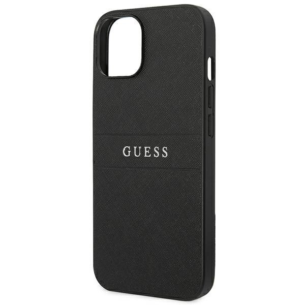Dėklas Guess Saffiano Strap GUHCP14MPSASBBK iPhone 14 Plus Juodas 7 Dėklas Guess Saffiano Strap GUHCP14MPSASBBK iPhone 14 Plus Juodas 7
