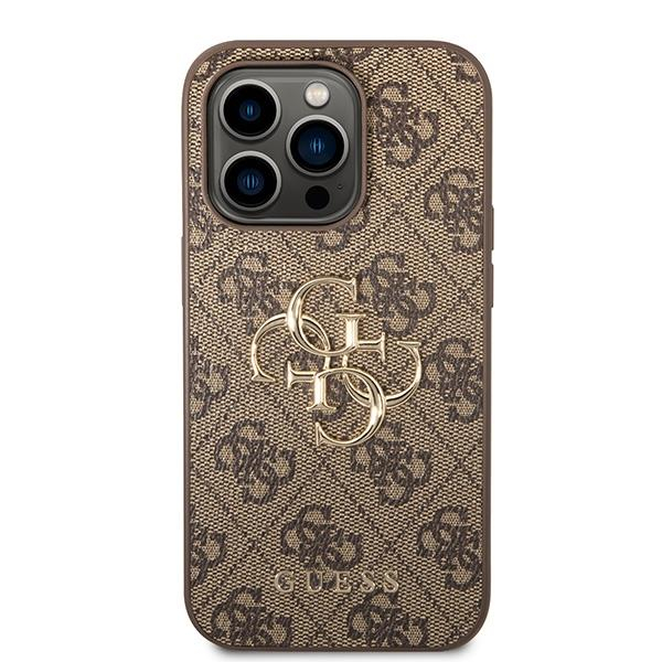 Originalus dėklas Guess GUHCP15L4GMGBR iPhone 15 Pro 6.1 Rudas/Rudas hardcase 4G Big Metal Logo 2 Originalus dėklas Guess GUHCP15L4GMGBR iPhone 15 Pro 6.1 Rudas/Rudas hardcase 4G Big Metal Logo 2