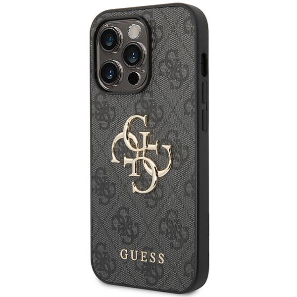 Originalus dėklas Guess GUHCP15L4GMGGR iPhone 15 Pro 6.1 pilkos spalvos/pilkos spalvos hardcase 4G Big Metal Logo 1 Originalus dėklas Guess GUHCP15L4GMGGR iPhone 15 Pro 6.1 pilkos spalvos/pilkos spalvos hardcase 4G Big Metal Logo 1
